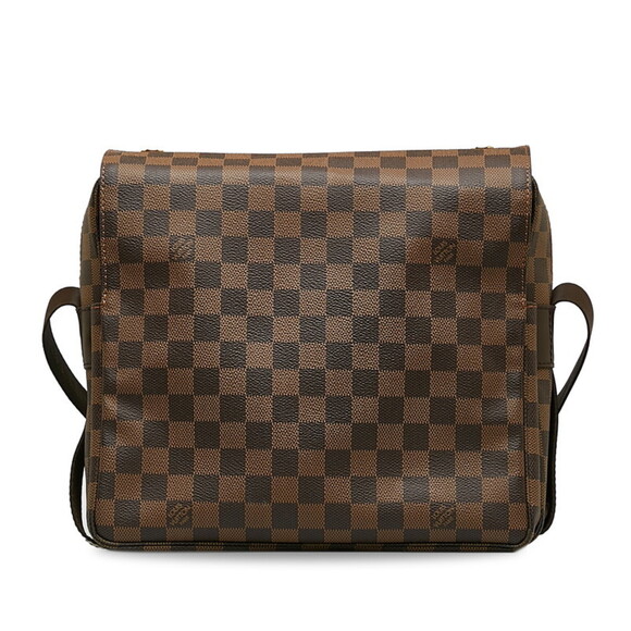 LOUIS VUITTON Authentic Brown Damier Leather Shoulder Bag